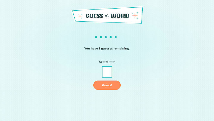 Guess-word game